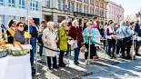 Święcenie pokarmów na Rynku Kościuszki w Białymstoku, fot. Sylwia Krassowska