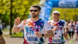 Radiowa strefa kibica na trasie 10. PKO Białystok Półmaratonu, fot. Sylwia Krassowska