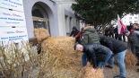 Protest rolników w Białymstoku. fot. Barbara Sokolińska