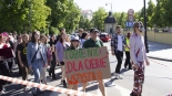Parada studentów na otwarcie Juwenaliów w Białymstoku, fot. Barbara Sokolińska