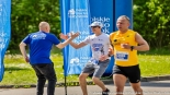 Radiowa strefa kibica na trasie 10. PKO Białystok Półmaratonu, fot. Sylwia Krassowska