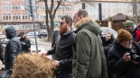 Protest rolników w Białymstoku. fot. Barbara Sokolińska