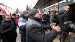 Protest rolników w Białymstoku. fot. Barbara Sokolińska