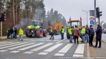 Protest rolników w Kleosinie, fot. Sylwia Krassowska