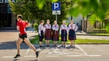 Radiowa strefa kibica na trasie 10. PKO Białystok Półmaratonu, fot. Sylwia Krassowska