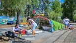 Pływanie na Byle Czym 2023 - przygotowania, fot. Sylwia Krassowska