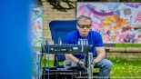 Radiowa strefa kibica na trasie 10. PKO Białystok Półmaratonu, fot. Sylwia Krassowska