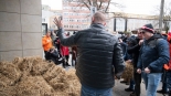 Protest rolników w Białymstoku. fot. Barbara Sokolińska