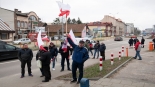 Protest rolników w Białymstoku. fot. Barbara Sokolińska