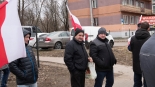 Protest rolników w Białymstoku. fot. Barbara Sokolińska
