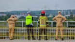 Samochód w rzece Białej, 11.07.2024, fot. Sylwia Krassowska