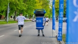 Radiowa strefa kibica na trasie 10. PKO Białystok Półmaratonu, fot. Sylwia Krassowska