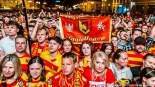Mistrzowska feta kibiców Jagiellonii Białystok, fot. Sylwia Krassowska