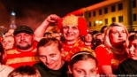 Mistrzowska feta kibiców Jagiellonii Białystok, fot. Sylwia Krassowska