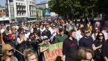 Parada studentów na otwarcie Juwenaliów w Białymstoku, fot. Barbara Sokolińska