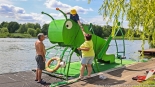Pływanie na Byle Czym 2023 - przygotowania, fot. Sylwia Krassowska