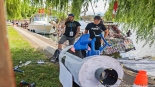 Pływanie na Byle Czym 2023 - przygotowania, fot. Sylwia Krassowska