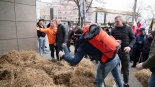 Protest rolników w Białymstoku. fot. Barbara Sokolińska