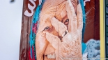 Mural "Wyślij pocztówkę dla babci i dziadka", fot. Sylwia Krassowska