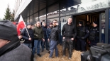 Protest rolników w Białymstoku. fot. Barbara Sokolińska