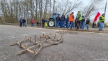 Protest rolników w Piątnicy, fot. Paweł Wądołowski