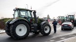Protest rolników w Jeżewie Starym, fot. Adam Janczewski