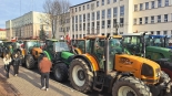 Protest rolników pod Urzędem Wojewódzkim w Białymstoku, fot. Wojciech Szubzda