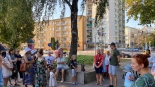 Spacer szlakiem białostockich WidziMisiów z przewodnikami, 3.09.2024, fot. Aneta Łaski