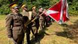 Uroczystości upamiętniające 80. rocznicę śmierci podporucznika Juliana Wierzbickiego ps. "Roman” oraz żołnierzy AK, 11.08.2024, fot. Karol Prymaka