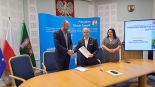 Podpisanie umów na przebudowę ulic Powstańców Wielkopolskich, Reymonta i Piaskowej w Suwałkach, 5.09.2024, fot. Areta Topornicka