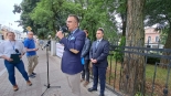 Konferencja prezydenta Białegostoku ws. braku dofinansowania miejskich projektów z Rządowego Programu Odbudowy Zabytków, fot. Wojciech Szubzda