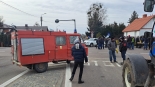 Protest rolników w Knyszynie, fot. Wojciech Szubzda