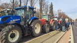Protest rolników pod Urzędem Wojewódzkim w Białymstoku, fot. Wojciech Szubzda