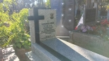 Uroczystość poświęcenia odnowionego grobu majora Aleksandra Komara, 13.08.2024, fot. Marcin Gliński