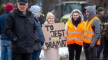 Protest rolników w Marianowie, fot. Paweł Wądołowski