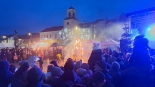 Wigilia miejska na Starym Rynku w Łomży, fot. Adam Dąbrowski