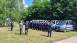 Insp. Marek Boroń w woj. podlaskim, fot. Marcin Gliński