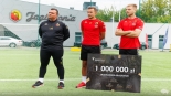 Jagiellonia otrzymała milion złotych z budżetu województwa za zdobycie mistrzostwa Polski, fot. Kamil Timoszuk