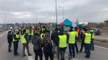 Protest rolników w Augustowie, fot. Karol Prymaka