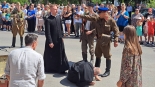 Rekonstrukcja wywózki na Sybir w Jedwabnem, fot. Adam Dąbrowski