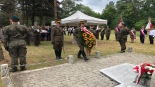 Uroczystości upamiętniające 80. rocznicę śmierci podporucznika Juliana Wierzbickiego ps. "Roman” oraz żołnierzy AK, 11.08.2024, fot. Karol Prymaka