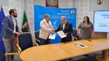 Podpisanie umów na przebudowę ulic Powstańców Wielkopolskich, Reymonta i Piaskowej w Suwałkach, 5.09.2024, fot. Areta Topornicka
