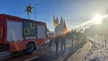 Co najmniej kilkaset osób wzięło udział w Orszaku Trzech Króli w Łomży, fot. Adam Dąbrowski
