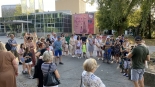 Spacer szlakiem białostockich WidziMisiów z przewodnikami, 3.09.2024, fot. Aneta Łaski