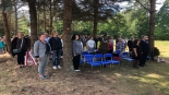 Uroczystości upamiętniające 80. rocznicę śmierci podporucznika Juliana Wierzbickiego ps. "Roman” oraz żołnierzy AK, 11.08.2024, fot. Karol Prymaka
