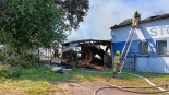 Pożar stolarni w Jurowcach, 27.08.2024, fot. Marcin Gliński