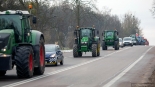 Protest rolników w Marianowie, fot. Paweł Wądołowski