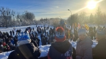 Co najmniej kilkaset osób wzięło udział w Orszaku Trzech Króli w Łomży, fot. Adam Dąbrowski