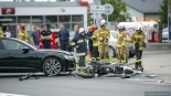 Wypadek w Piątnicy, 12.07.2023, fot. Paweł Wądołowski