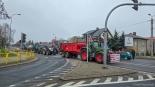 Protest rolników w Piątnicy, fot. Paweł Wądołowski